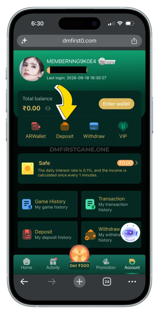 dm-first-deposit