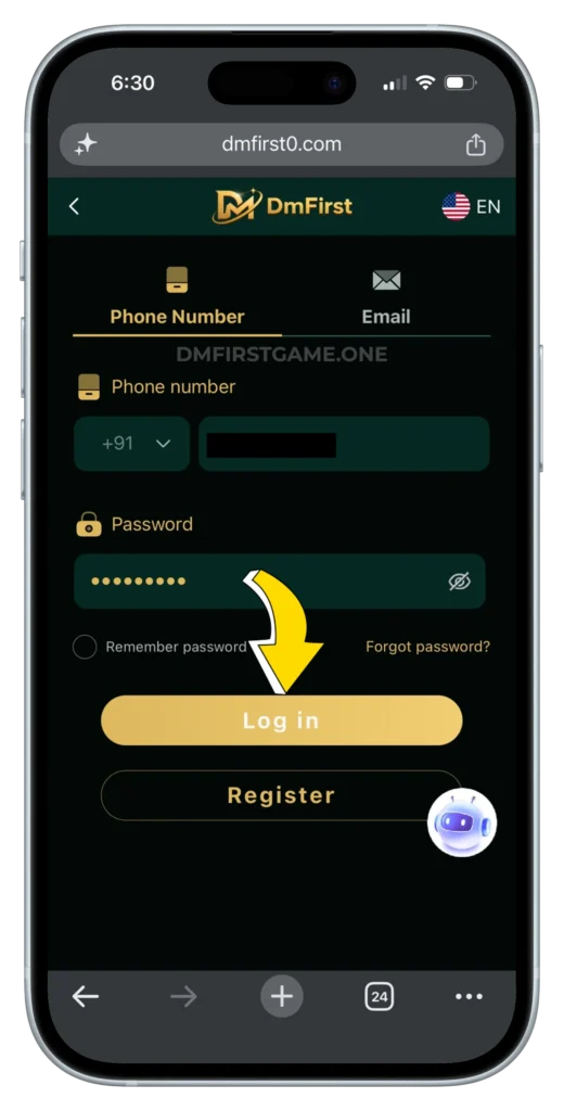 dm-first-login